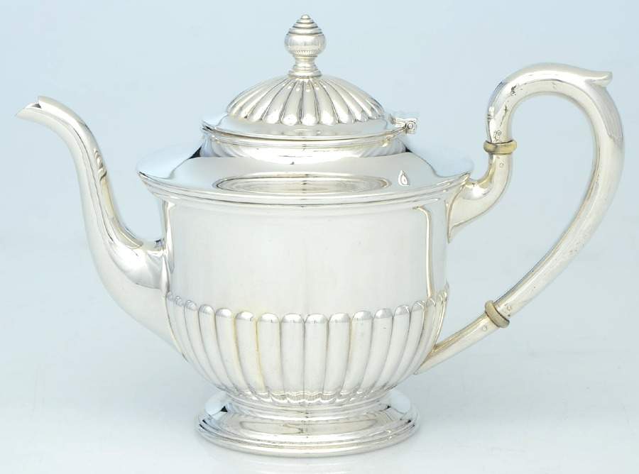 Lafayette (Sterling, Hollowware) Teapot by Kirk Stieff-1
