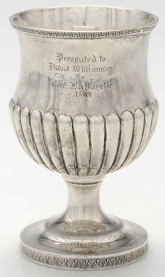 Lafayette (Sterling, Hollowware) Water Goblet by Kirk Stieff-1