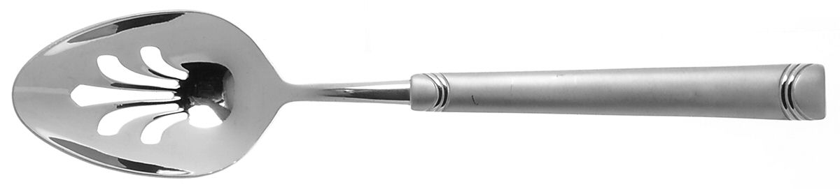 Kca12f (Stainless-Glossy Accents) Pierced Tablespoon (Serving Spoon) by Karaca-1