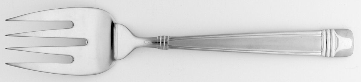 KCA11-Satin (Stainless) Large Solid Cold Meat Serving Fork by Karaca-1