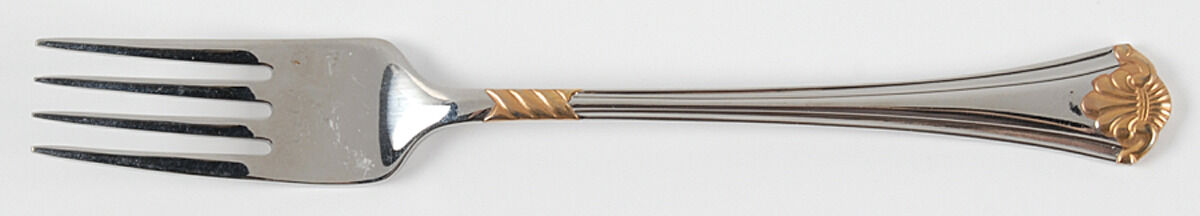 Kca10g (Stainless-Gold Accents) Fork by Karaca-1