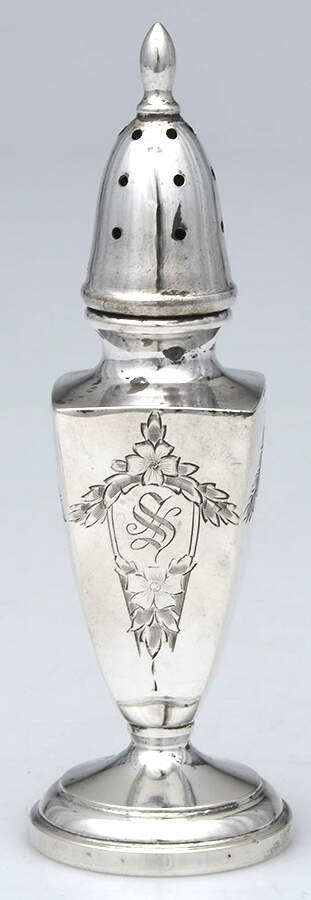 Lady Claire (Sterling, Hollowware) Pepper Shaker by Kirk Stieff-1