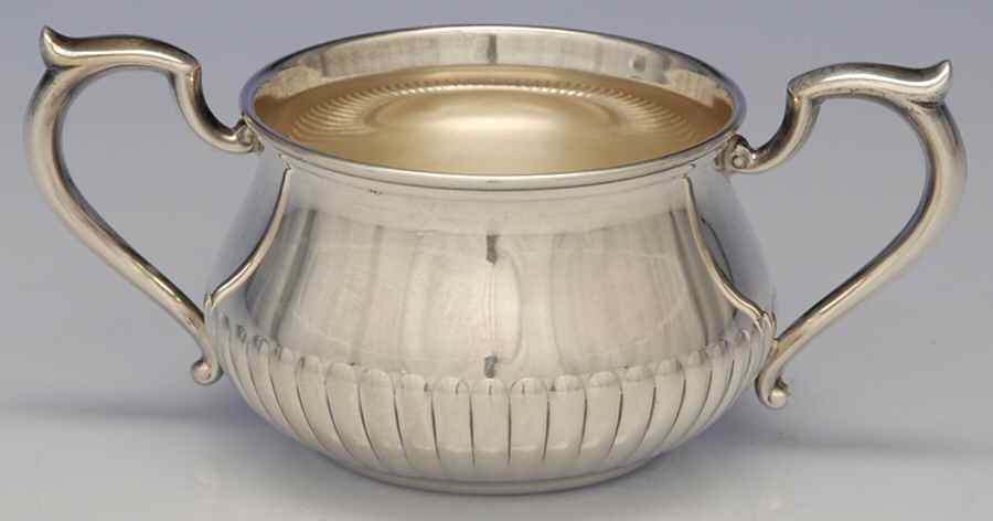 72A (Sterling, Hollowware) Mini Open Sugar Bowl by Kirk Stieff-1
