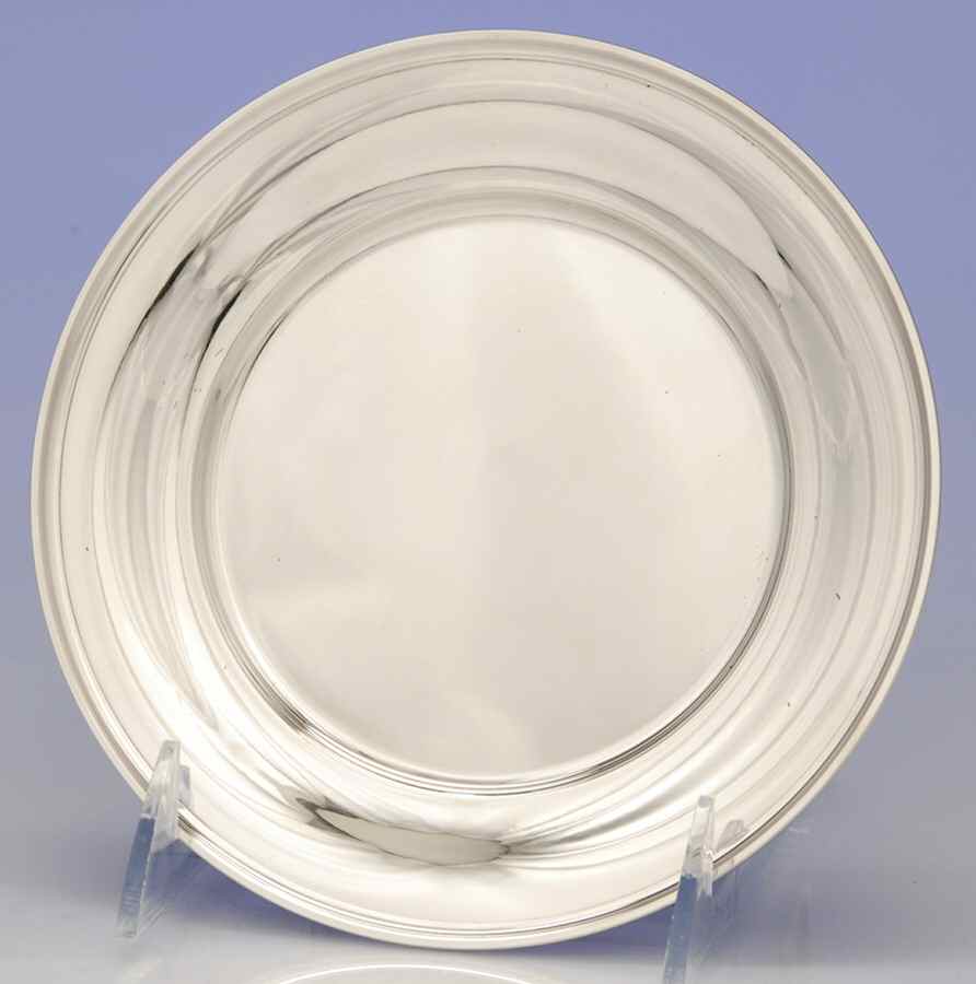 0525 (Sterling, Hollowware) Bread Plate by Kirk Stieff-1