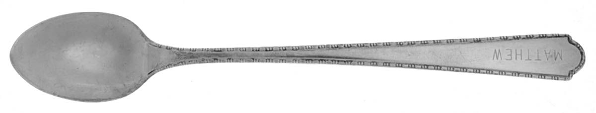 KEV3 (Sterling) Infant Feeding Spoon by Kent Silversmiths-1