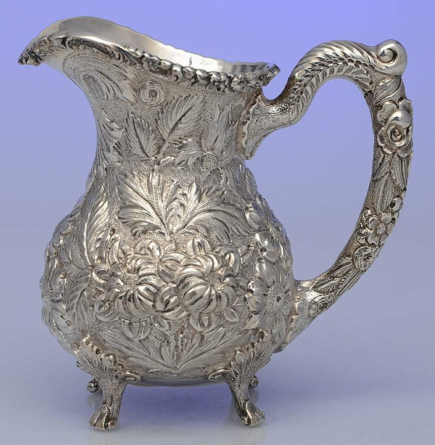 Stieff Rose (Sterling, Hollowware, 700 Series) Creamer by Kirk Stieff-1
