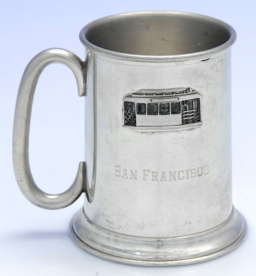 1002 (Pewter, Hollowware) Tankard by Kirk Stieff-1