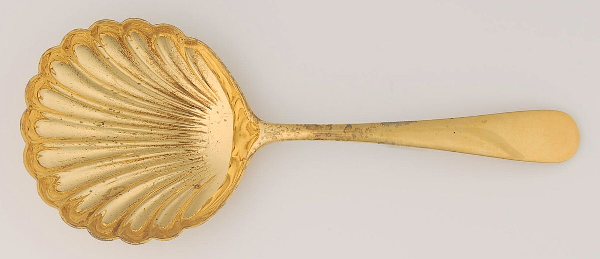 Old Maryland-Plain (Gold Vermeil) Solid Bon Bon Spoon by Kirk Stieff-1
