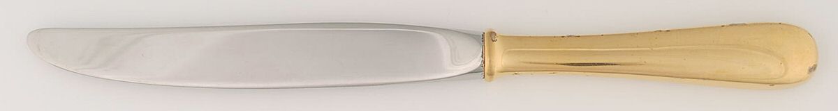 Old Maryland-Plain (Gold Vermeil) Modern Hollow Knife by Kirk Stieff-1