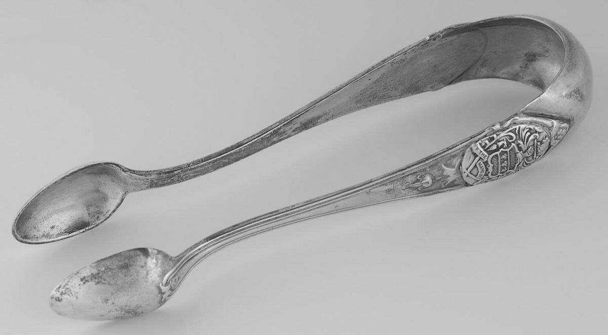 KBE4 (Sterling) Large Sugar Tongs by Koch & Bergfeld-1