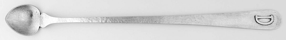 201 (Sterling) Large Solid Drink Mixing Spoon by Kalo Shop-1
