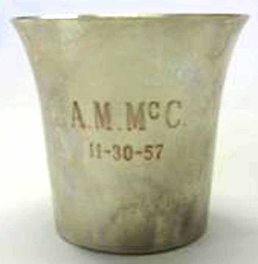 0810-Y (Sterling, Hollowware) Shot Glass by Kirk Stieff-1
