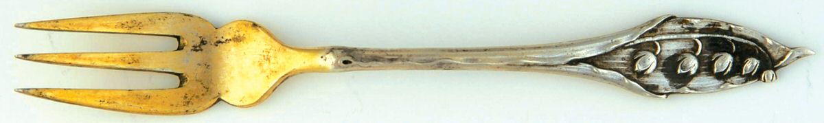 KBE5 (Sterling) Individual Hors d'Oeuvres Fork by Koch & Bergfeld-1