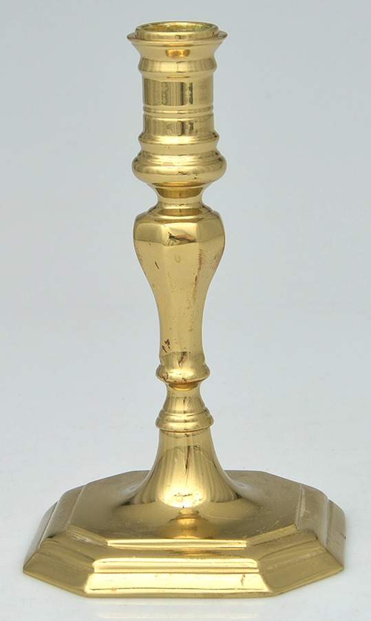 Williamsburg (Brass, Hollowware) 7" Candlestick by Kirk Stieff-1