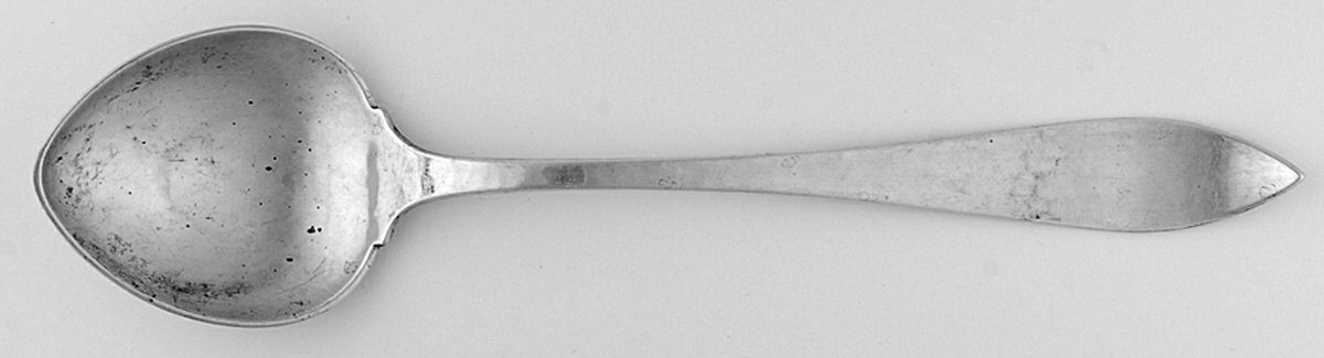 KAV5 (Sterling) Solid Serving Spoon by Kalo Shop-1