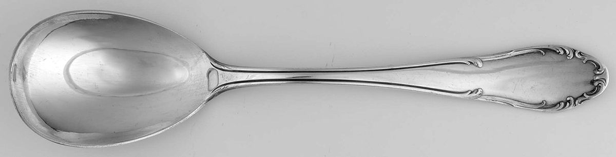 65 200 (Sterling) Solid Salad Serving Spoon by Koch & Bergfeld-1