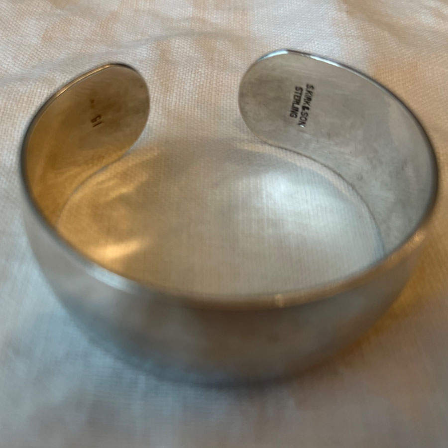 Cuff Bracelets (Sterling, Hollowware) Cuff Bracelet by Kirk Stieff-1