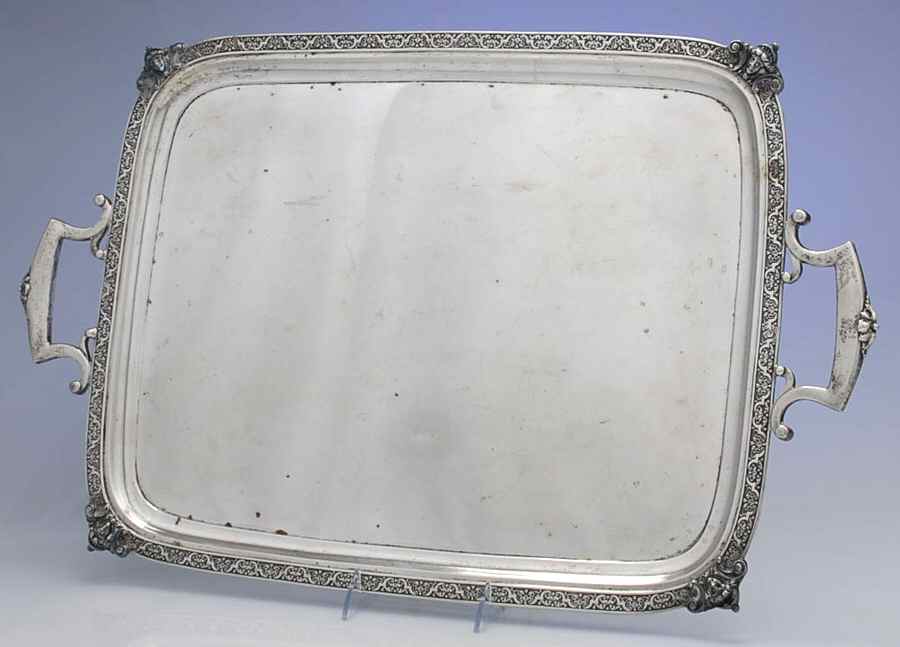 4597 (Sterling, Hollowware) Large Waiter Tray by Koch & Bergfeld-1