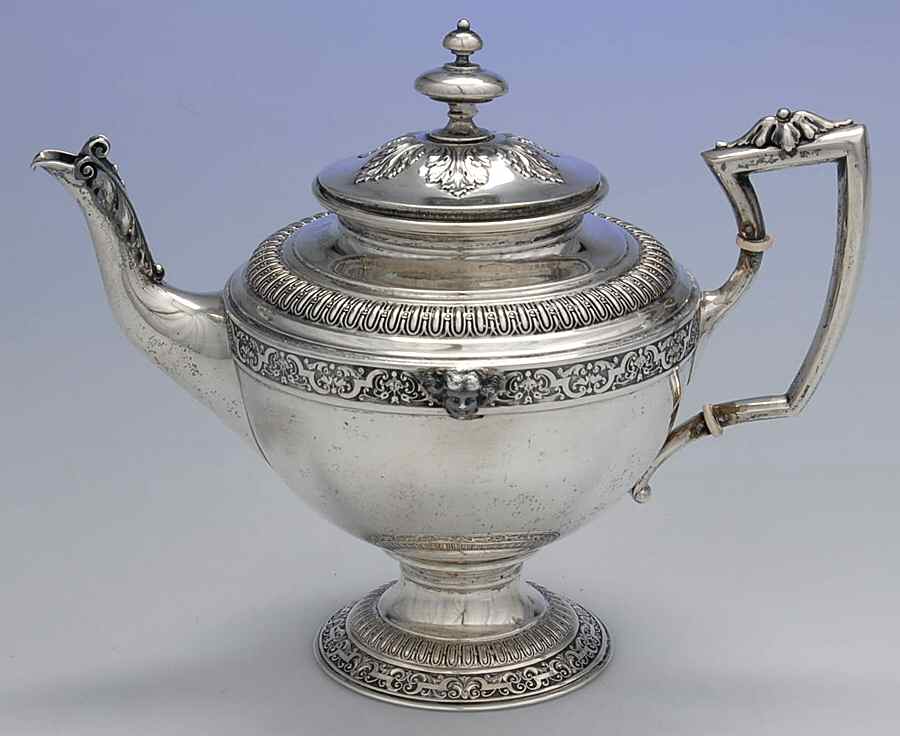 4597 (Sterling, Hollowware) Teapot by Koch & Bergfeld-1