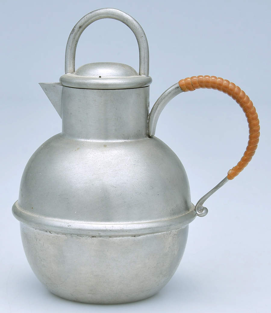 300 (Pewter, Hollowware) Carafe Guernsey Jug (Has Stopper) by Kirk Stieff-1