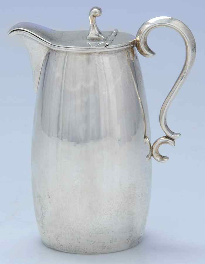 220 (Sterling, Hollowware) Creamer & Hinged Lid by Karl F Leinonen-1