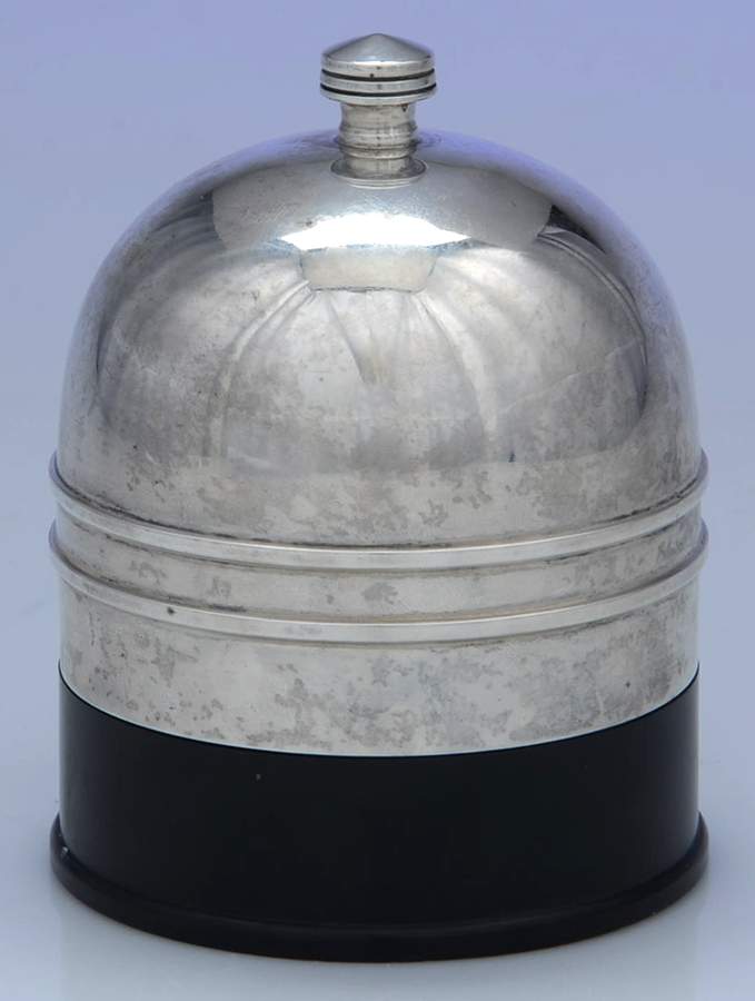0811 (Sterling, Hollowware) Humidor with Plastic Base by Kirk Stieff-1
