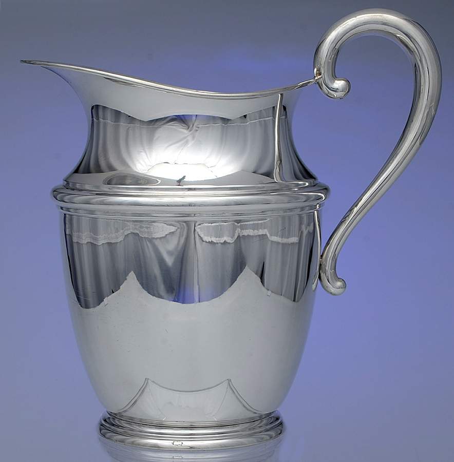 0850 (Sterling, Hollowware) Sterling Water Pitcher by Kirk Stieff-1