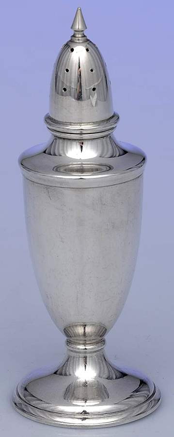 H51-H100 (Sterling, Hollowware) Salt Shaker by Kirk Stieff-1