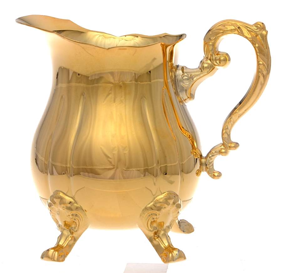 9578 (Gold Electroplate, Hollowware) Creamer by Kent Silversmiths-1