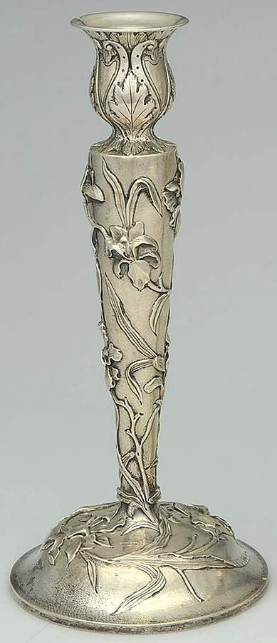 52 (Sterling, Hollowware) Weighted Candlestick by Kirk Stieff-1