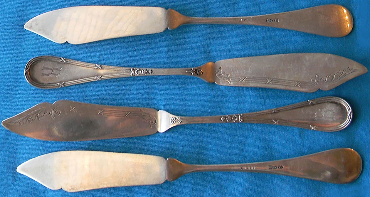 KBE10(Sterling) Individual Solid Fish Knife by Koch & Bergfeld-1