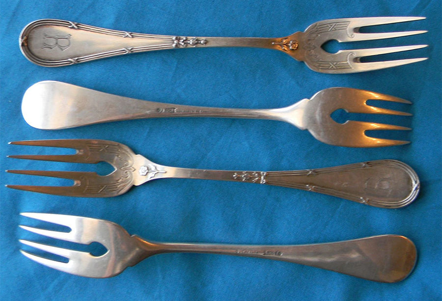 KBE10(Sterling) Individual Solid Fish Fork by Koch & Bergfeld-1