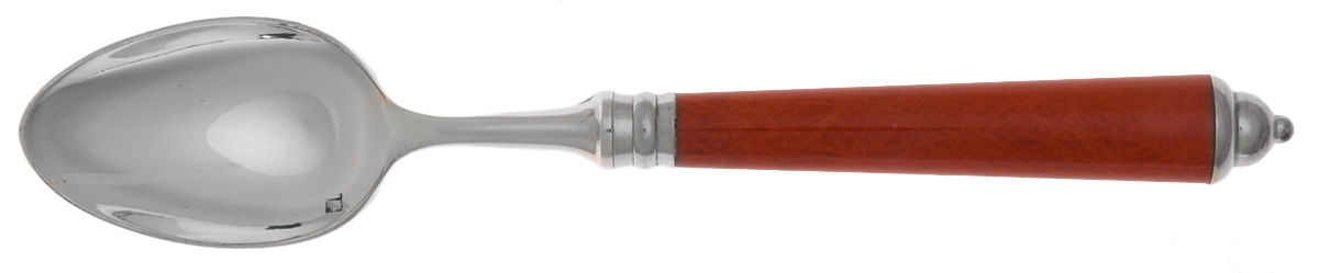 Monaco-Coral (Silverplate) Teaspoon by Laure Japy-1