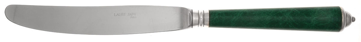 Monaco-Green (Silverplate) Modern Hollow Knife by Laure Japy-1