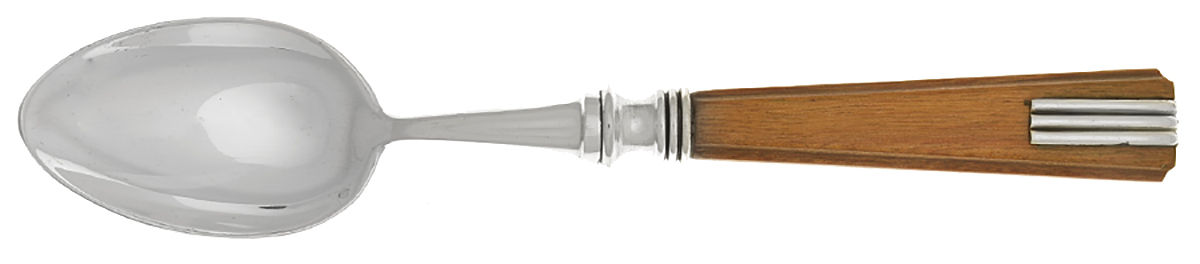 Saumur-Natural (Stainless) Place/Oval Soup Spoon by Laure Japy-1