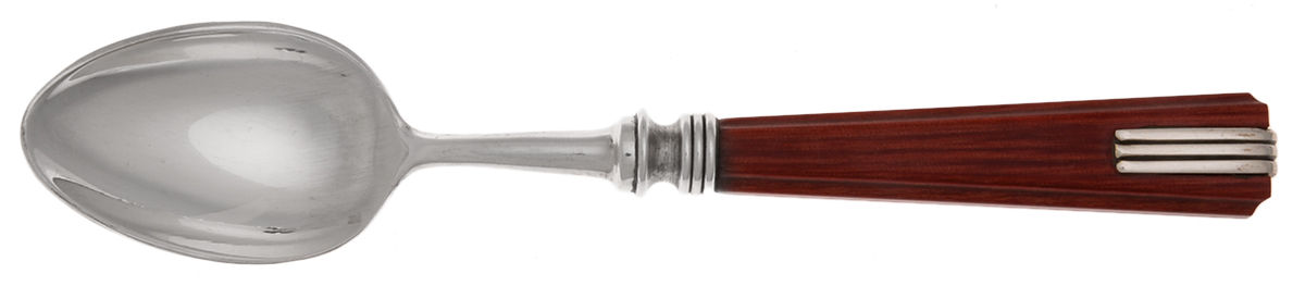 Saumur-Red (Stainless) Teaspoon by Laure Japy-1