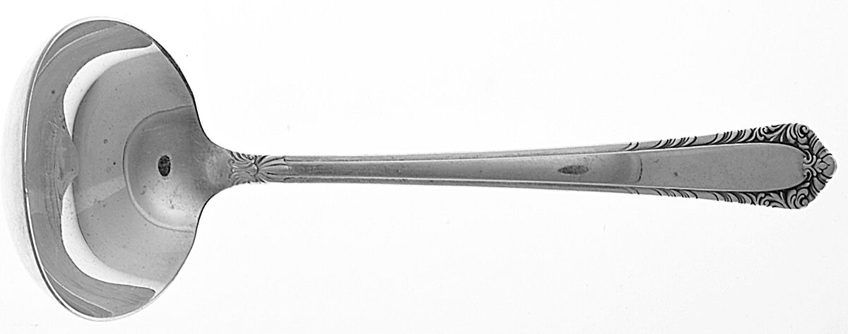 Flair (Silverplate) Solid Gravy Ladle by L & CM Co-1