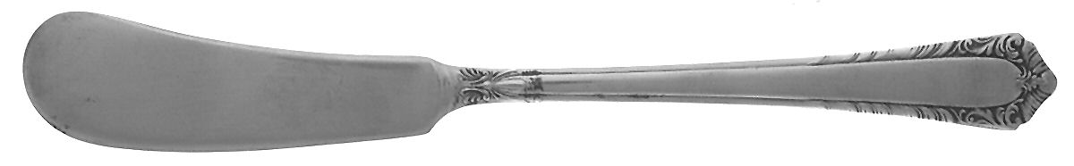Flair (Silverplate) Flat Handle Butter Spreader by L & CM Co-1