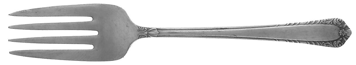 Flair (Silverplate) Individual Salad Fork by L & CM Co-1