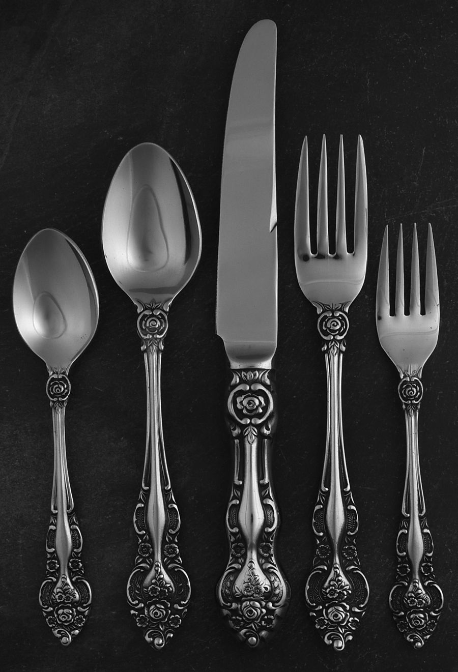 Crown Royale (Stainless) 5 Piece Place Setting by Lifetime-1