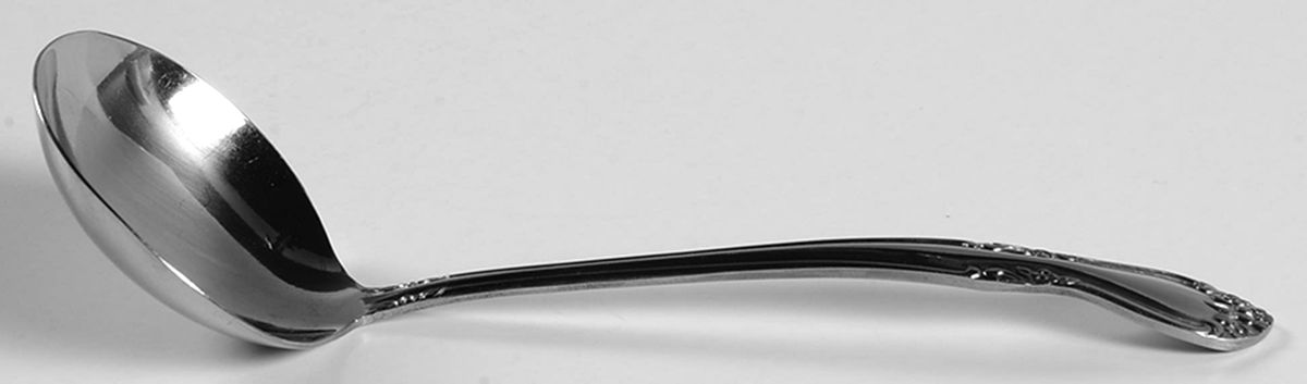 LCU44 (Stainless) Solid Gravy Ladle by Lifetime-1