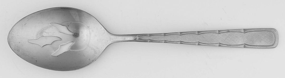 LCU48 (Stainless) Pierced Tablespoon (Serving Spoon) by Lifetime-1
