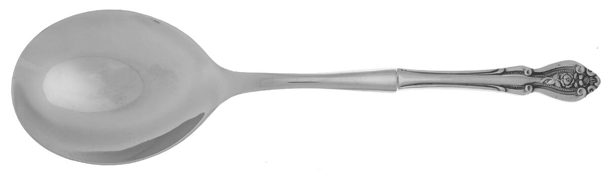 Mona Lisa (Stainless) Casserole Spoon with Smooth Stainless Bowl HC by Lifetime-1