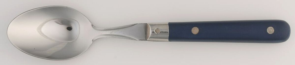 Paris Splendor-Dark Blue (Stainless) Place/Oval Soup Spoon by Lifetime-1