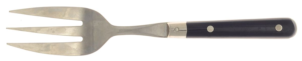 Paris Splendor-Dark Blue (Stainless) Medium Solid Cold Meat Serving Fork by Lifetime-1