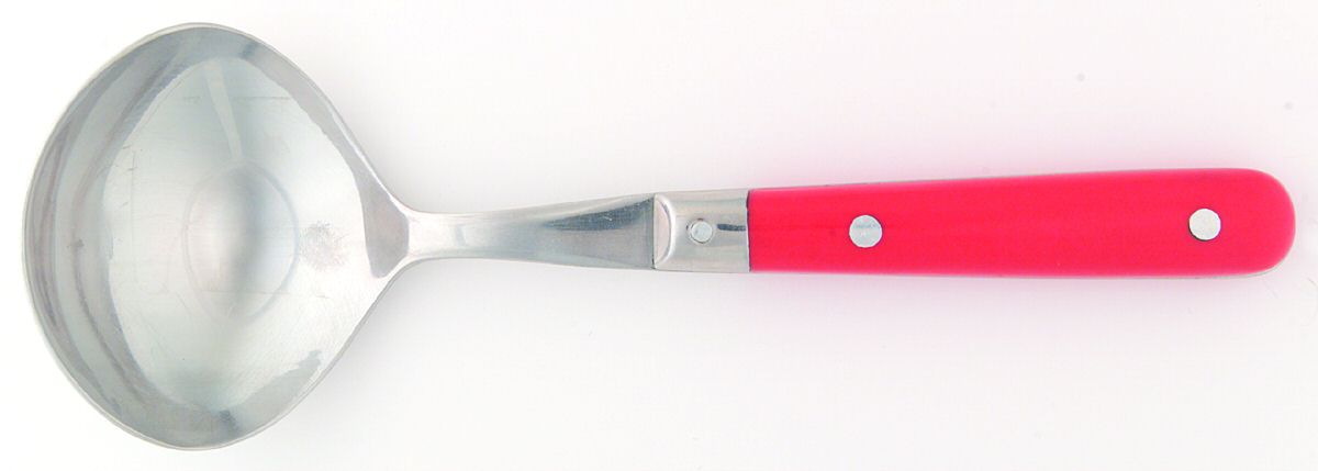 Paris Splendor-Red (Stainless) Solid Gravy Ladle by Lifetime-1