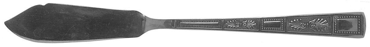 Silver Leaves (Stainless Flat Handle Master Butter Knife by Lifetime-1