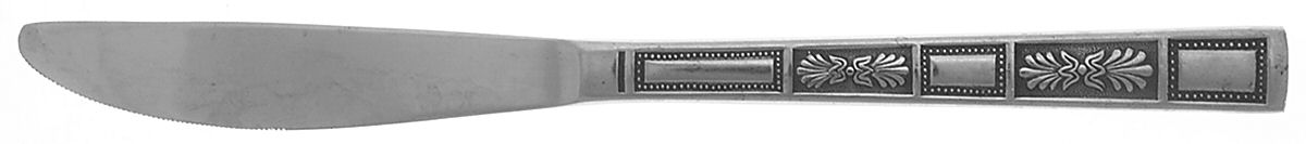Silver Leaves (Stainless Modern Solid Knife by Lifetime-1