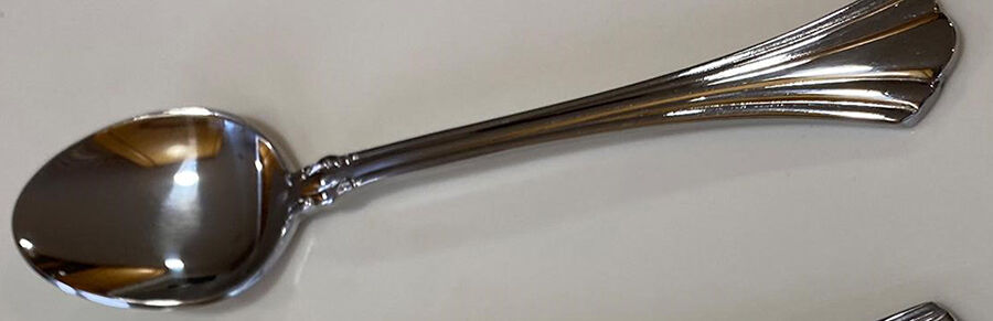 Classic Plume (Stainless) Teaspoon by Leonard Silver Mfg Co-1