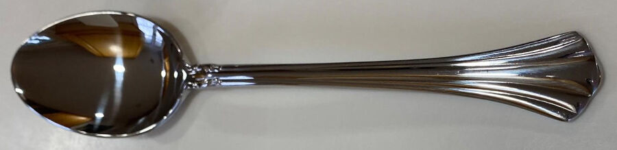 Classic Plume (Stainless) Place/Oval Soup Spoon by Leonard Silver Mfg Co-1